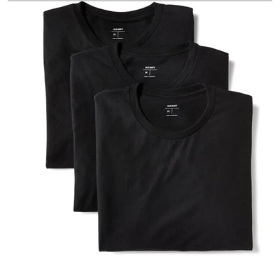 Go-Dry Crew-Neck T-Shirts 3-Pack