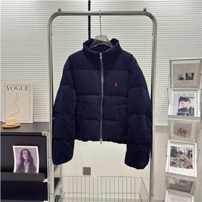 Женская вельветовая куртка пуховик  POL*O Ralp*h Laure*n