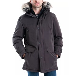 Michael Kors Men's Hooded Bib Snorkel Parka, Created for Macy's