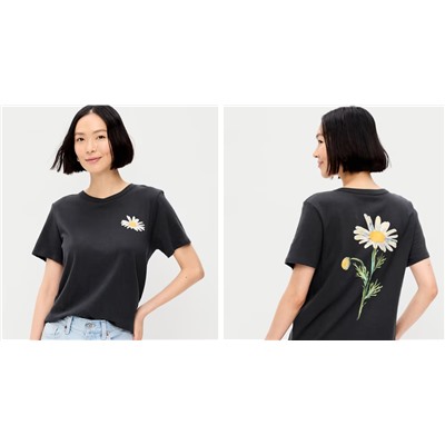 EveryWear Crew-Neck Graphic T-Shirt