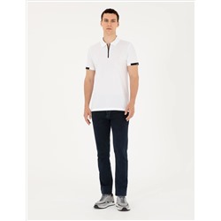 Beyaz Slim Fit Tişört
