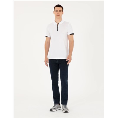 Beyaz Slim Fit Tişört