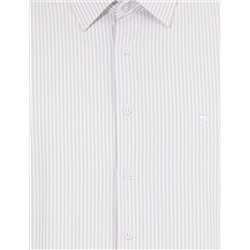 Açık Gri Slim Fit Uzun Kollu Gömlek