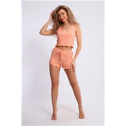 Домашняя пижама с шортами и топом  5741