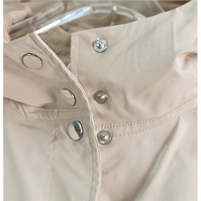 Осенняя повседневная свободная куртка с капюшоном