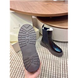 Осенне-зимние бархатные ботинки "Челси"   БРУНЕЛЛО КУЧИНЕЛЛ*И