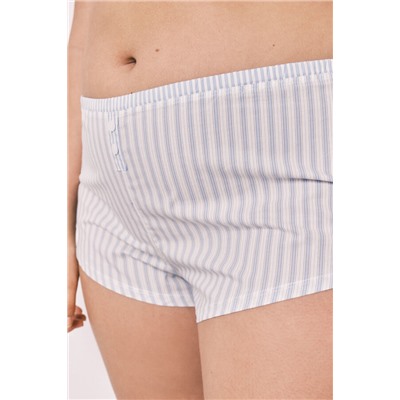 Braga ancha algodón estampado rayas azul