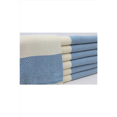 Fabric Box %100 Doğal Pamuk Elmas Peştemal Banyo Havlusu Türk Havlusu Hamam Plaj Havlusu