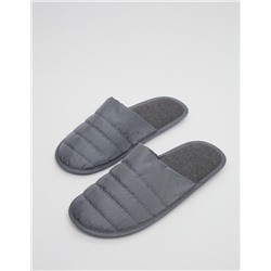 Nylon Slippers, Men, Grey