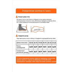 Туфли комнат. детские  SM 353-043-07 зак