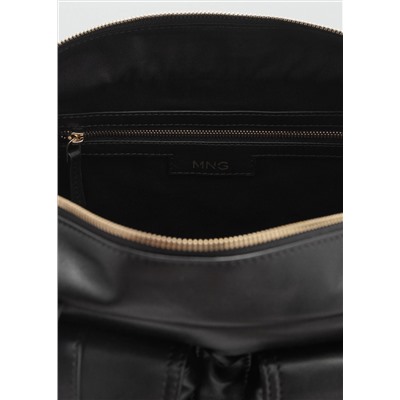 Bolso piel bolsillos