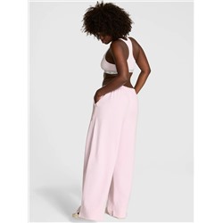 PINK Campus Fleece™ Wide-Leg Split-Hem Sweatpants