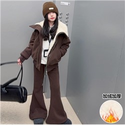 Теплый костюм для девочек