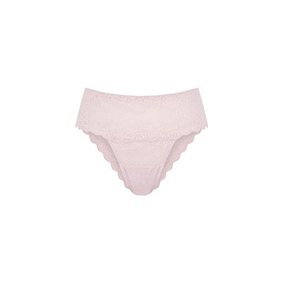 Braga ancha brasileña encaje rosa