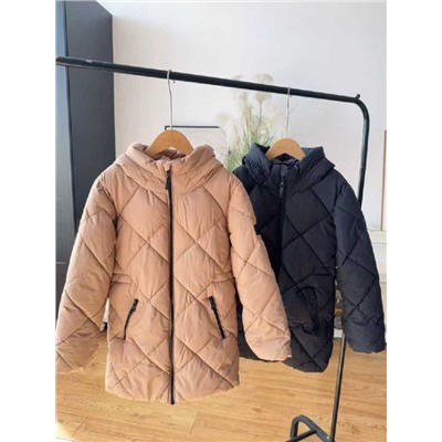 Теплая детская куртка средней длины, экспорт