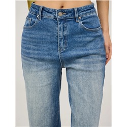 Синие базовые джинсы с градиентом