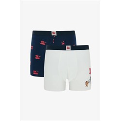 Penti Erkek Pamuklu Jerry 2'li Boxer