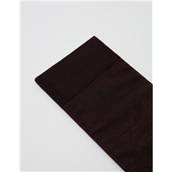 Calcetines 100% Algodón, Hombre, Marrón