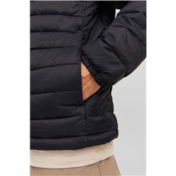 Anorak con capucha Negro