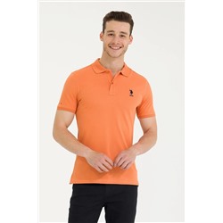 Erkek Kiremit Basic Polo Yaka Tişört
