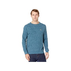 U.S. POLO ASSN. Long Sleeve Space Dye Crew