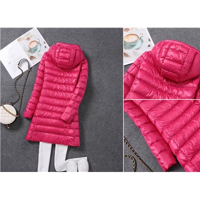 Легкая женская куртка на пуху