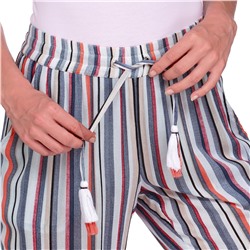 Damen Hose bunt gestreift
