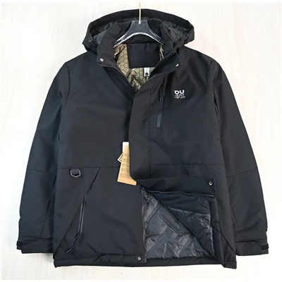 Женская зимняя повседневная водоотталкивающая куртка съёмным капюшоном