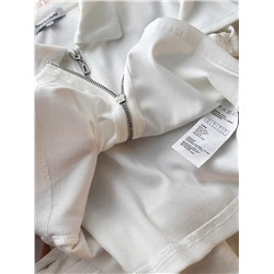 Укороченная футболка - поло на молнии. Cach*eCach*e