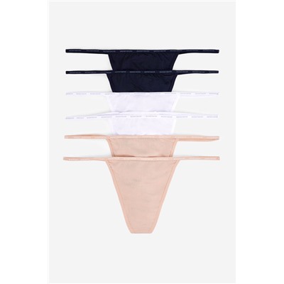 Pack 6 tangas tira de microfibra