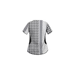 UA Retro Rhapsody White Scrub Top