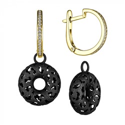 Серьги серебро  52955YG