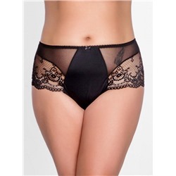 004 трусы бразильяна SIZE PLUS (чёрный, 42/XL) Akcent