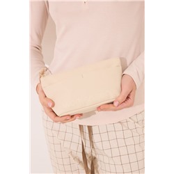 Neceser pequeño rubber beige