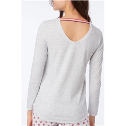 Camiseta Clementine Gris claro