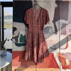 Всегда актуальная классика платье халат на запах  Ghand*a   Экспорт в Австралию