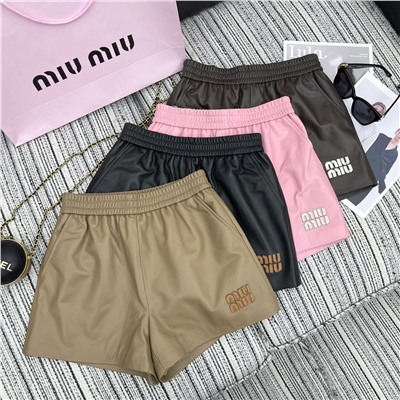 Шорты кожа люкс