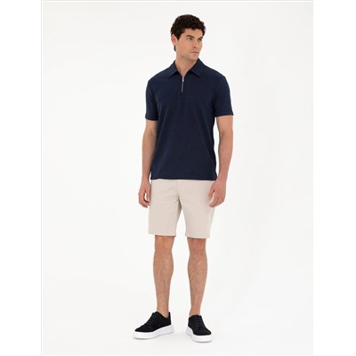 Taş Slim Fit Dokuma Şort