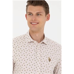 Erkek Taş Uzun Kollu Gömlek