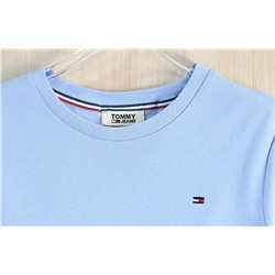 Повседневная хлопковая свободная прямая футболка ТОММИ ДЖИН*С