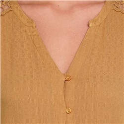 Damen Blusentop in Crepp-Optik