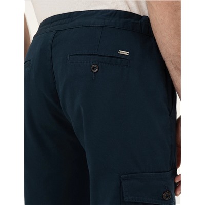 Lacivert Regular Fit Kargo Pantolon