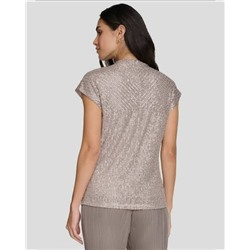 Женский топ с пайетками  СК