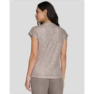 Женский топ с пайетками  СК