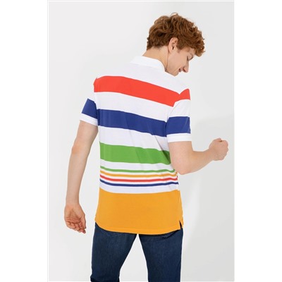 Erkek Koyu Sarı Polo Yaka Tişört