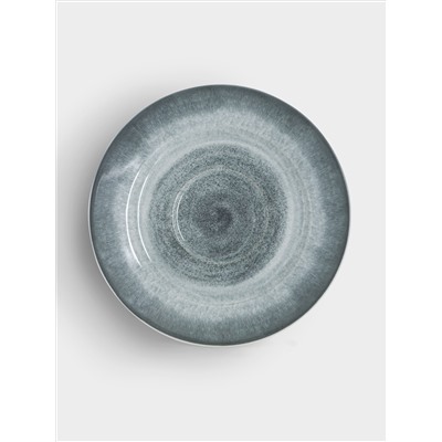 Пара чайная, 1 перс, 2 пр, 220 мл, керамика, серо-голубая, Vulcano