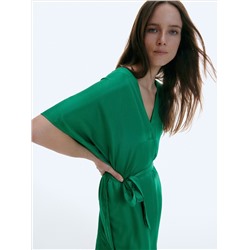 Midikleid aus Viskose