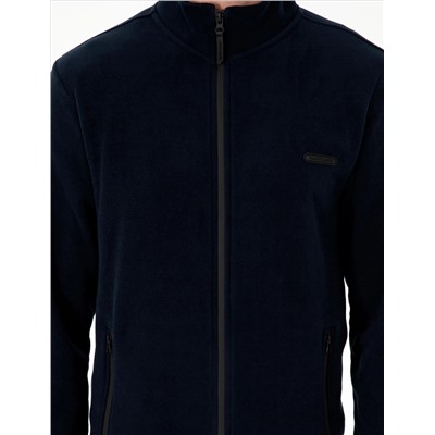 Lacivert Regular Fit Polar Hırka