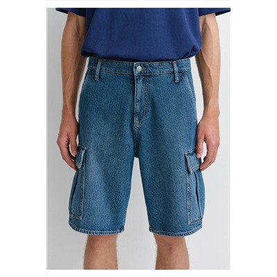 Mavi Hamburg Mv91 Street İndigo Mavisi Jean Şort 0410681-89815
