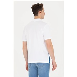 Erkek Saks Polo Yaka Tişört